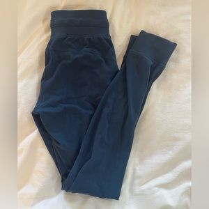 Ready to Rulu Classic Fit High Rise Jogger Full Length. Navy Blue